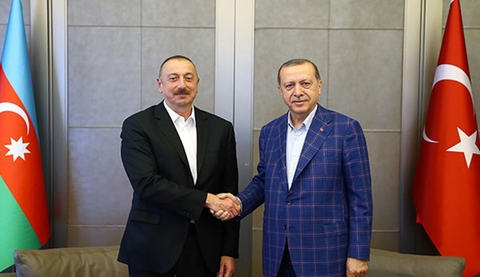 Erdoğan ve Aliyev bir araya geldi