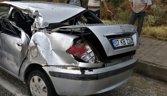 Burdur'da trafik kazası: 5 yaralı