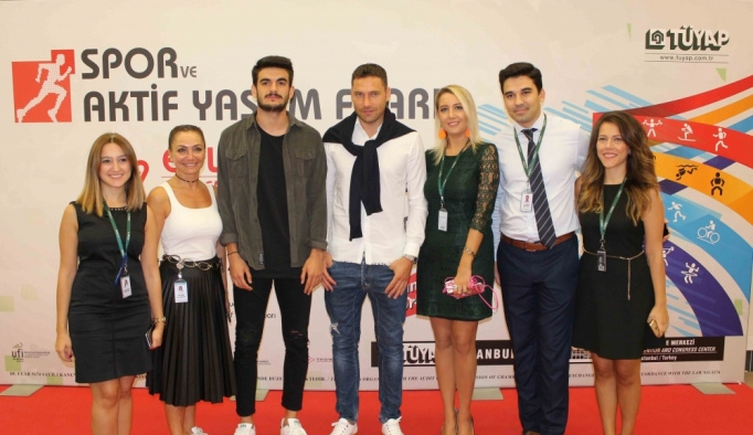 Beşiktaşlı futbolculardan, Spor ve Aktif Yaşam Fuarı'na ziyaret