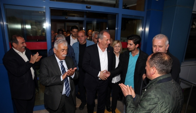 CHP'nin cumhurbaşkanı adayı İnce Trabzon'da