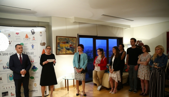 Finlandiya Büyükelçiliğinden Erasmus öğrencilerine resepsiyon