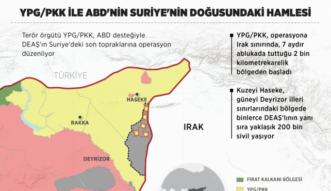 GRAFİKLİ - YPG/PKK ile ABD'nin Suriye'nin doğusundaki hamlesi