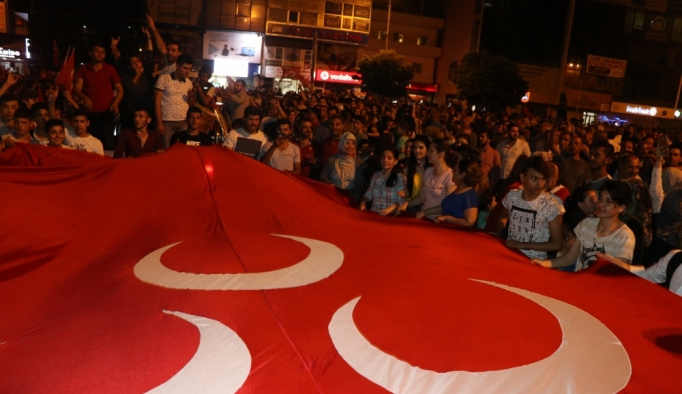Iğdır'da MHP'liler seçim sonucunu kutladı