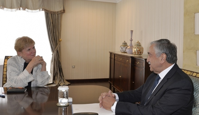 KKTC Cumhurbaşkanı Akıncı, BM Temsilcisi Lute ile görüştü