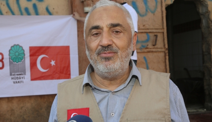 Hüdayi Vakfı'ndan Erbil'de kurban yardımı