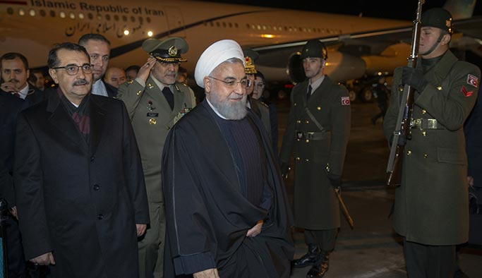 İran Cumhurbaşkanı Ruhani Ankara'da