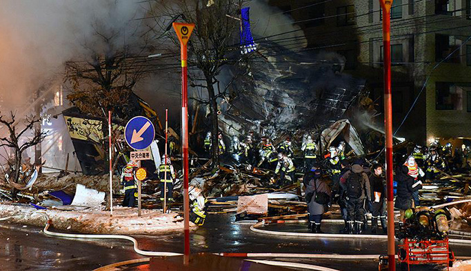 Japonya'da restoranda patlama: 20 yaralı