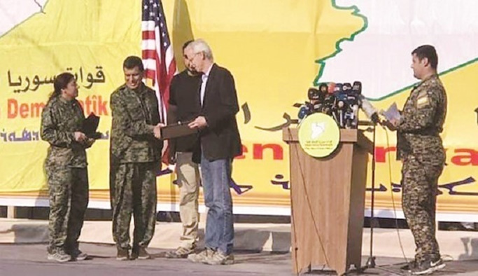 ABD'li yetkililer PKK ile birlikte katliamı kutladı