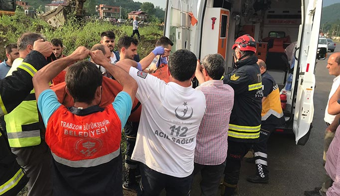 Trabzon Araklı'daki felaketin boyutu ortaya çıktı