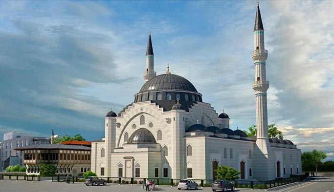 Avrupanın en büyük camisi Strazburg Eyüp Sultan Camisi