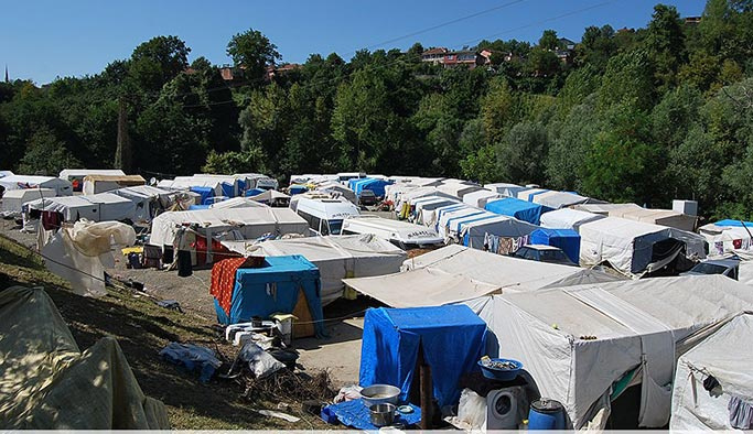 Ekmek parası için 20 saatlik yoldan geldiler