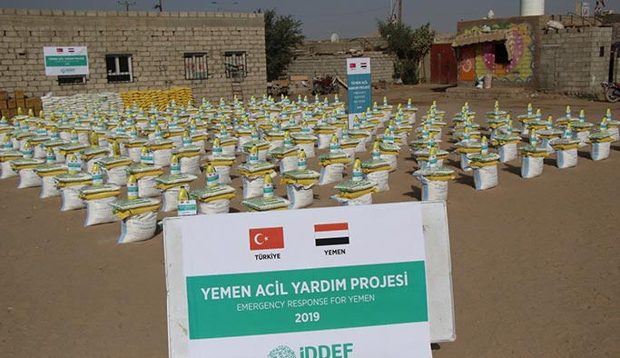 İDDEF'in Yemen'e yardımları sürüyor