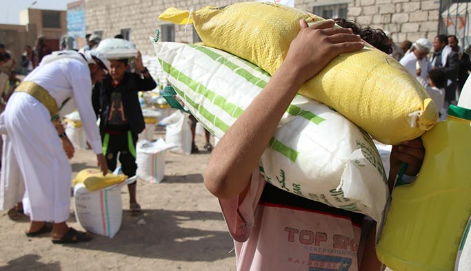 İDDEF'in Yemen'e yardımları sürüyor