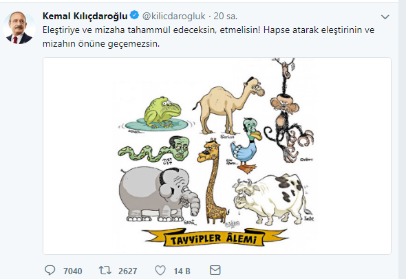 Kemal Kılıçdaroğlu resmi Twitter hesabı