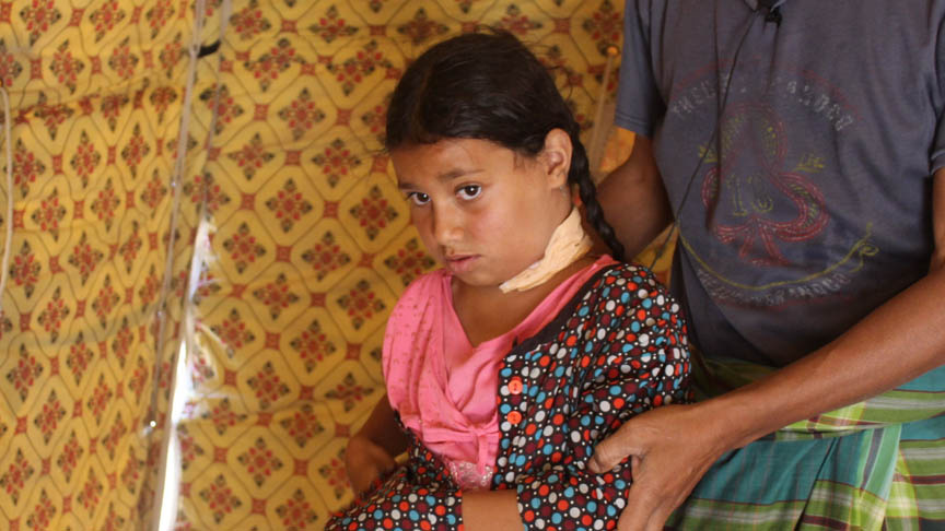 Yemen kanser hastası kız