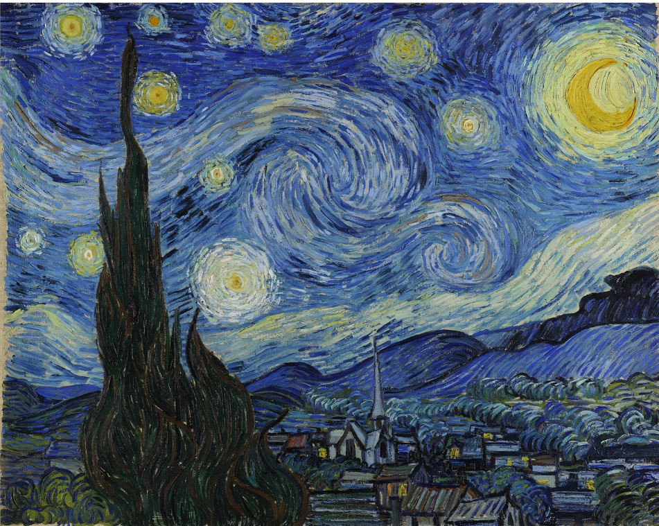 Vincent Van Goghun Yıldızlı Gece tablosu